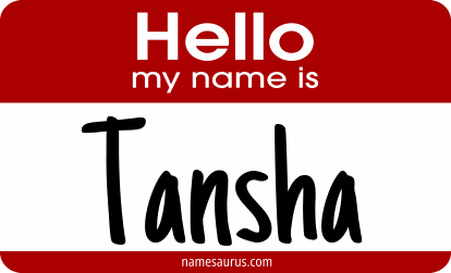 Hello my name is Tansha png download