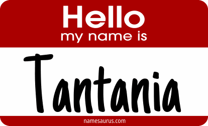 Hello my name is Tantania png download