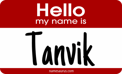 Hello my name is Tanvik png download