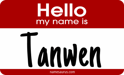 Hello my name is Tanwen png download
