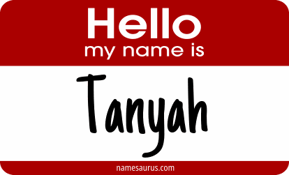 Hello my name is Tanyah png download