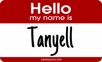 Hello my name is Tanyell png download