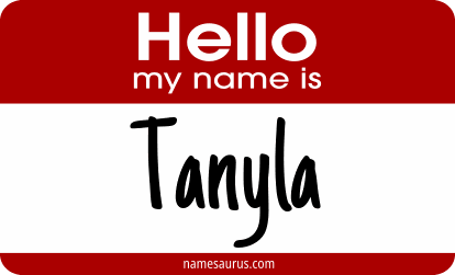 Hello my name is Tanyla png download