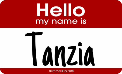 Hello my name is Tanzia png download