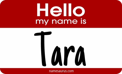 Hello my name is Tara png download