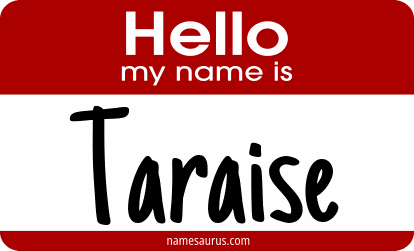 Hello my name is Taraise png download