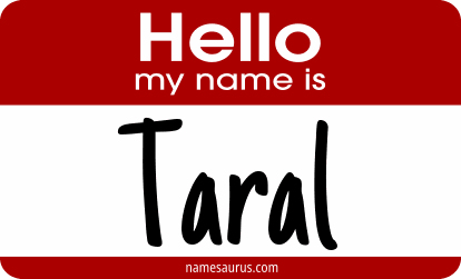 Hello my name is Taral png download