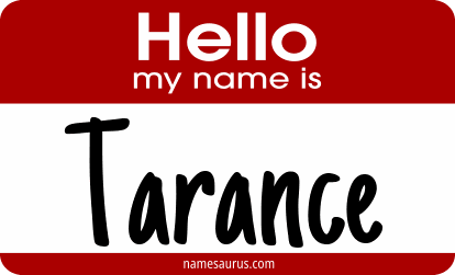 Hello my name is Tarance png download