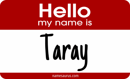 Hello my name is Taray png download