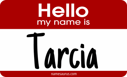 Hello my name is Tarcia png download