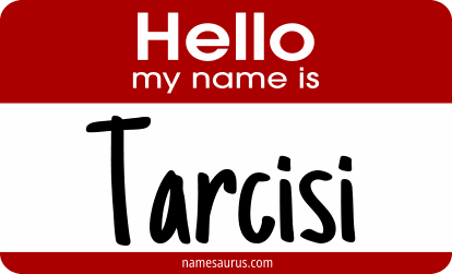 Hello my name is Tarcisi png download