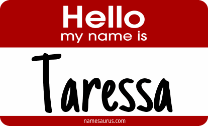 Hello my name is Taressa png download