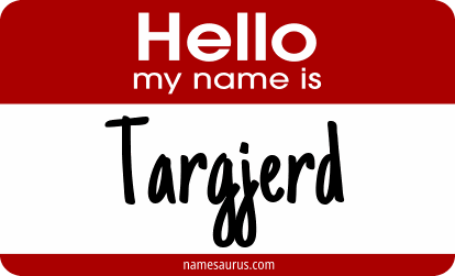 Hello my name is Targjerd png download