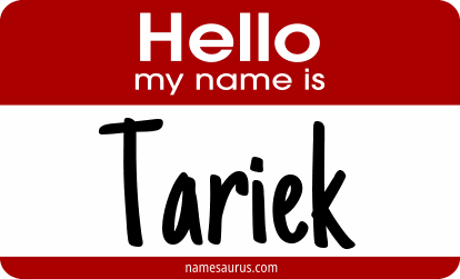 Hello my name is Tariek png download
