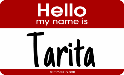 Hello my name is Tarita png download