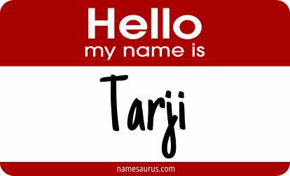 Hello my name is Tarji png download