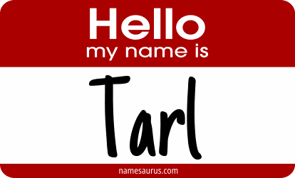 Hello my name is Tarl png download