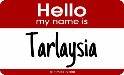 Hello my name is Tarlaysia png download