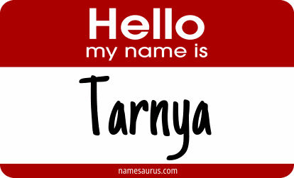 Hello my name is Tarnya png download