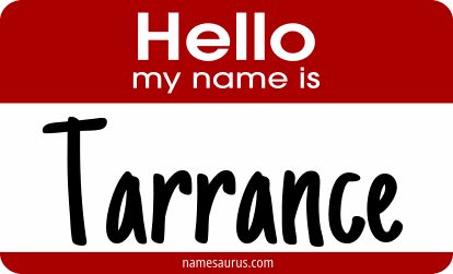 Hello my name is Tarrance png download