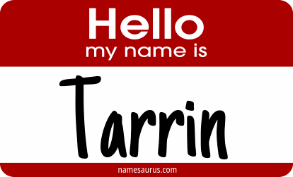 Hello my name is Tarrin png download