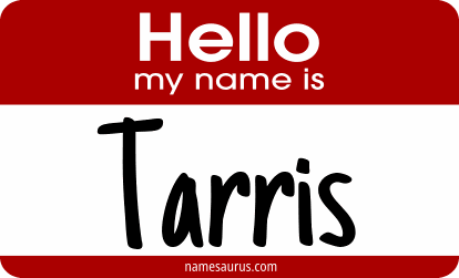 Hello my name is Tarris png download
