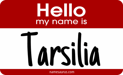 Hello my name is Tarsilia png download