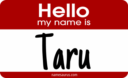 Hello my name is Taru png download