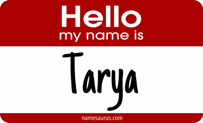 Hello my name is Tarya png download
