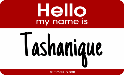 Hello my name is Tashanique png download