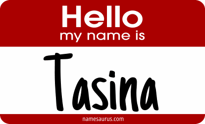 Hello my name is Tasina png download
