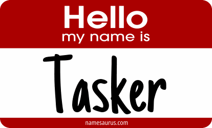 Hello my name is Tasker png download