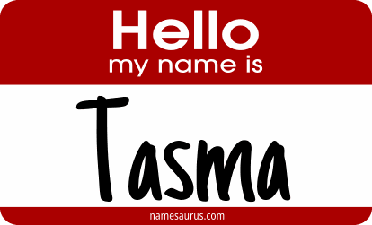 Hello my name is Tasma png download