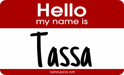 Hello my name is Tassa png download