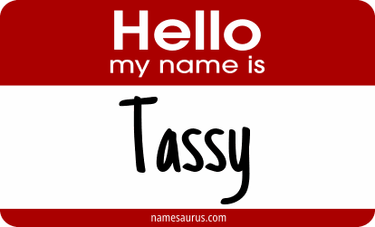 Hello my name is Tassy png download