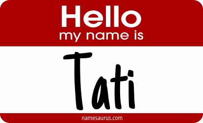 Hello my name is Tati png download