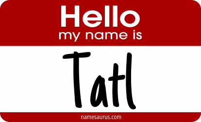 Hello my name is Tatl png download