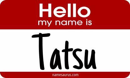 Hello my name is Tatsu png download