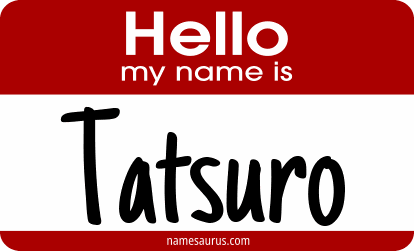 Hello my name is Tatsuro png download