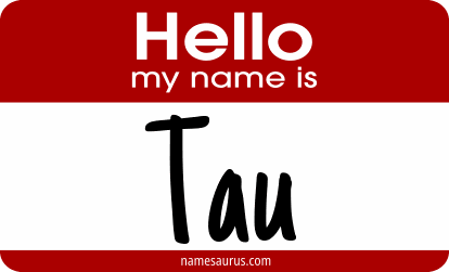 Hello my name is Tau png download