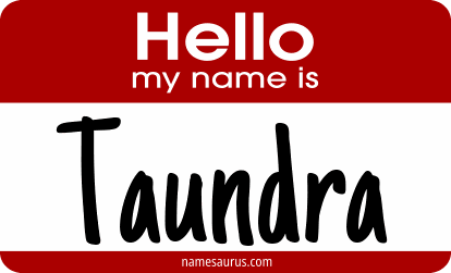 Hello my name is Taundra png download