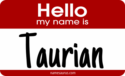 Hello my name is Taurian png download