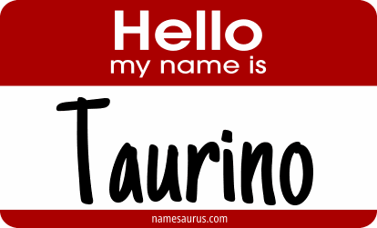 Hello my name is Taurino png download
