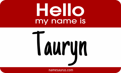 Hello my name is Tauryn png download