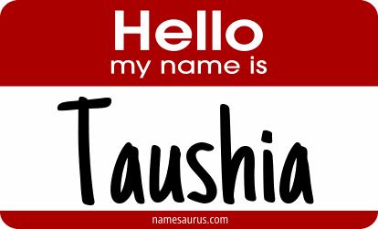 Hello my name is Taushia png download