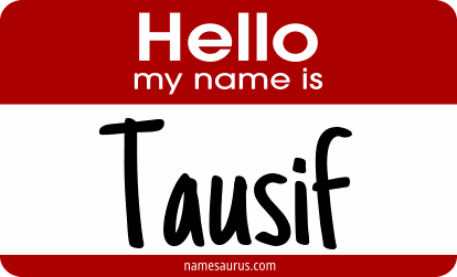 Hello my name is Tausif png download