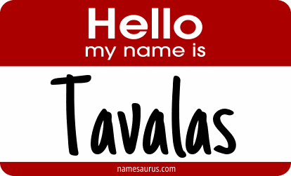 Hello my name is Tavalas png download