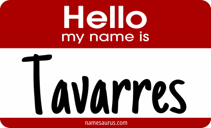 Hello my name is Tavarres png download