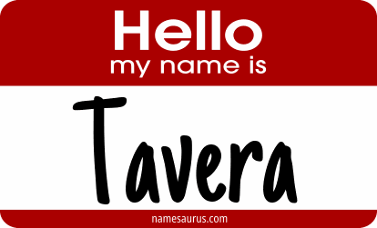 Hello my name is Tavera png download