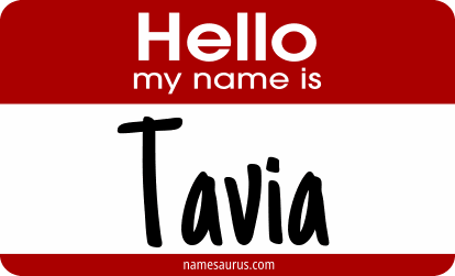 Hello my name is Tavia png download